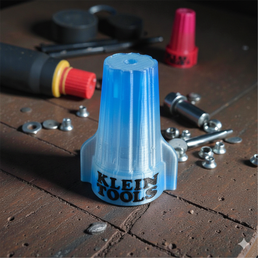 Pink Muti color wire nut. Novelty item.