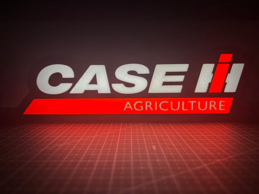CASE IH Agriculture LED Lighted Sign – Power Meets Style