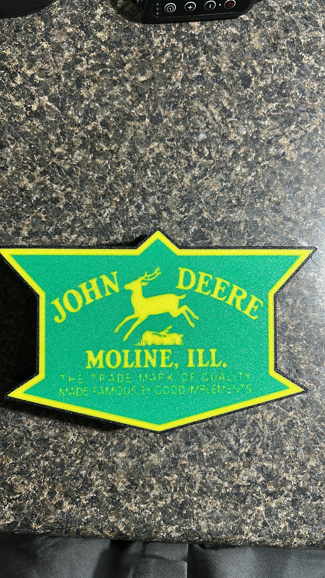 John Deere Old Logo Light Box