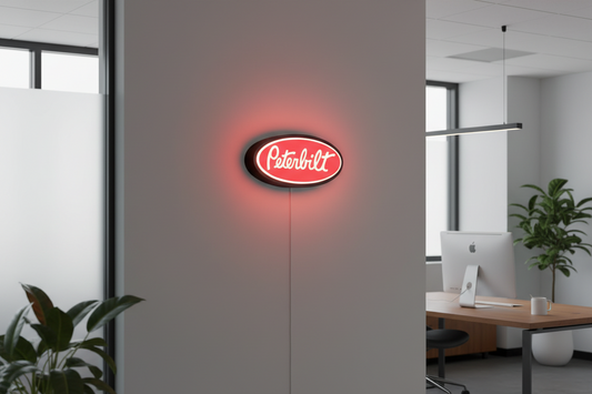 Peterbilt LED Lighted Sign – Classic Style for True Truck Fans