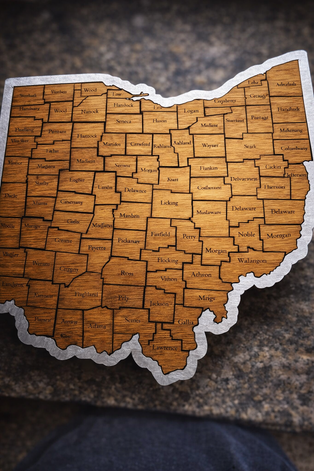The Buckeye State County Map
