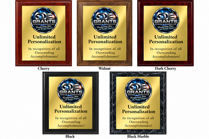 Custom Full-Color Award Plaques | Personalized Gold Plate