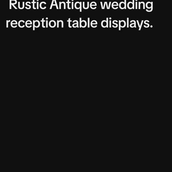 Rustic Antique Teal wooden Ear Tag wedding receptiontable display. - Simple Design with Antique Teal Finish and with twin.