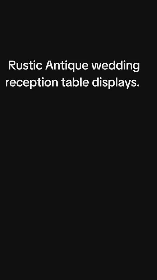 Rustic Antique Teal wooden Ear Tag wedding receptiontable display. - Simple Design with Antique Teal Finish and with twin.